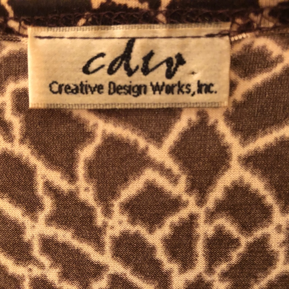 Creative Design Works leopard blouse - Picture 6 of 8